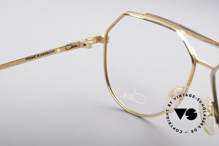 Cazal 733 1980er Herren Pilotenbrille, orig. Demogläser sollte durch optische ersetzt werden, Passend für Herren