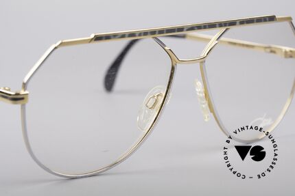 Cazal 733 Goldplattierte 80er Fassung, KEINE Retrobrille, sondern ein "W.GERMANY" Original, Passend für Herren