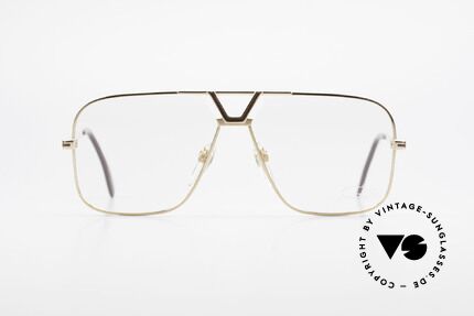 Cazal 725 Rare Vintage 80er Herrenbrille, "Pilotenform" interpretiert von Mr. CAri ZALloni, Passend für Herren