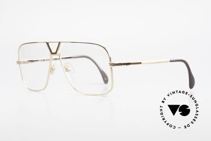 Cazal 725 Rare Vintage 80er Herrenbrille, feiner Doppelsteg für den eleganten Gentleman, Passend für Herren