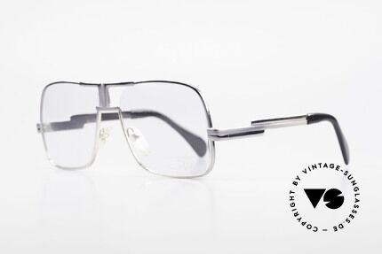 Cazal 701 Ultra Seltene Cazal 70er Brille, einzigartiger Lackierungsverlauf von grau zu silber, Passend für Herren