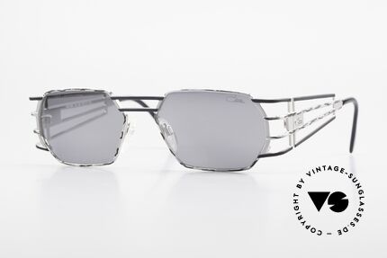 Cazal 980 90er Vintage Brille Verspiegelt, futuristische vintage CAZAL Designer-Sonnenbrille, Passend für Herren und Damen