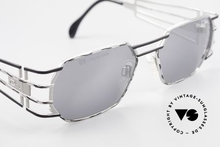 Cazal 980 90er Vintage Brille Verspiegelt, mit original Cazal Sonnengläsern (100% UV Schutz), Passend für Herren und Damen