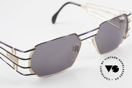 Cazal 980 Markante Vintage Sonnenbrille, mit original Cazal Sonnengläsern (100% UV Schutz), Passend für Herren und Damen