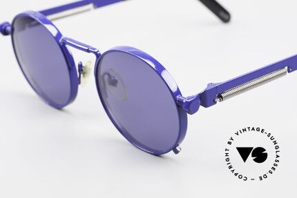 Jean Paul Gaultier 56-8171 Sonderanfertigung in Blau, Premium-Qualität wie aus einem Guss, made in Japan, Passend für Herren und Damen