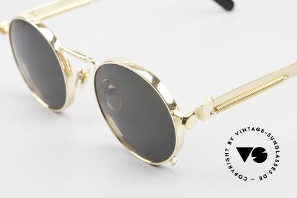 Jean Paul Gaultier 56-8171 Sonderanfertigung Chrome Gold, Premium-Qualität wie aus einem Guss, made in Japan, Passend für Herren und Damen