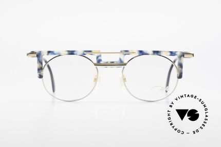 Cazal 745 Markante 90er Designerbrille, tolle Kombination von Formen, Farben & Materialien, Passend für Herren und Damen