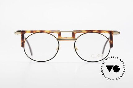 Cazal 745 Alte Cazal 90er Markenbrille, tolle Kombination von Formen, Farben & Materialien, Passend für Herren und Damen