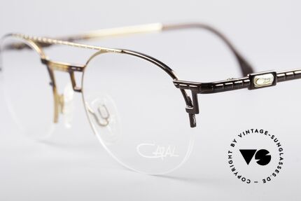 Cazal 764 Echte 90er Vintage Brille, halb rahmenlos und sehr angenehm zu tragen, Passend für Herren