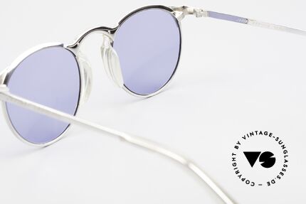 Jean Paul Gaultier 57-0174 Rare 90er Panto Sonnenbrille, Fassung (Gr. 48-21) kann beliebig verglast werden, Passend für Herren