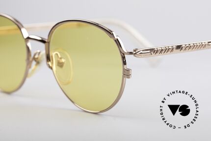 Jean Paul Gaultier 57-2173 90er Vintage Brille, glänzende Lackierung in einer Art "kupfer-metallic", Passend für Herren und Damen Jean Paul Gaultier 57-2173 90er Vintage Brille, glänzende Lackierung in einer Art "kupfer-metallic", Passend für Herren und Damen