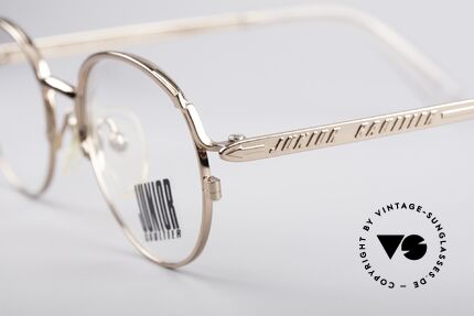 Jean Paul Gaultier 57-2173 90er Vintage Brille, glänzende Lackierung in einer Art "kupfer-metallic", Passend für Herren und Damen Jean Paul Gaultier 57-2173 90er Vintage Brille, glänzende Lackierung in einer Art "kupfer-metallic", Passend für Herren und Damen