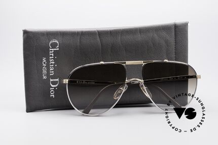 Christian Dior 2248 Large 80er Aviator Sonnenbrille, Größe: large, Passend für Herren