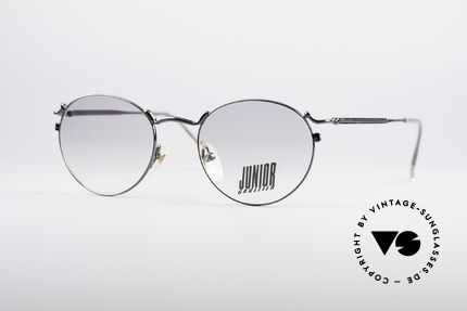 Jean Paul Gaultier 57-2171 Runde 90er Brille, edle, runde Jean Paul Gaultier Designersonnenbrille, Passend für Herren und Damen