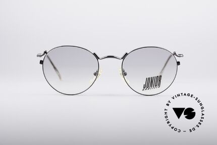 Jean Paul Gaultier 57-2171 Runde 90er Brille, aus der 'Junior Gaultier' Serie Mitte der 90er Jahre, Passend für Herren und Damen