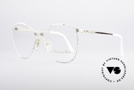 Christian Dior 2472 80er Vintage Brille, zweifarbiger Metall-Rahmen; sehr reich an Details, Passend für Damen