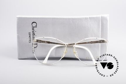 Christian Dior 2472 80er Vintage Brille, Qualitäts-Fassung (Gr. 59/16) ist beliebig verglasbar, Passend für Damen
