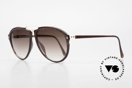 Christian Dior 2523 1980er No Retro Sonnenbrille, leichter Kunststoffrahmen mit stabiler Metallbrücke, Passend für Herren