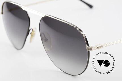 Christian Dior 2536 XXL 80er Vintage Sonnenbrille, edle Gläser in grau-Verlauf für 100% UV Schutz, Passend für Herren