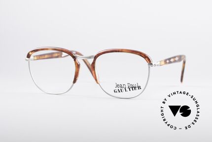 Jean Paul Gaultier 55-1273 90er Vintage Brille, 1990er vintage Designerbrille von Jean Paul Gaultier, Passend für Herren und Damen