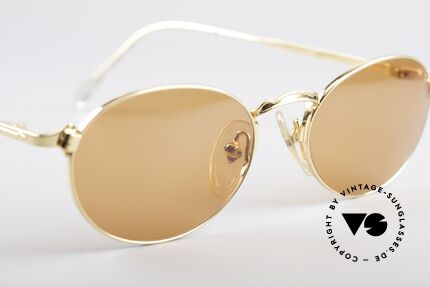 Jean Paul Gaultier 57-2172 Ovale Vintage Brille, unbenutzt (wie alle unsere Gaultier Designerbrillen), Passend für Herren und Damen