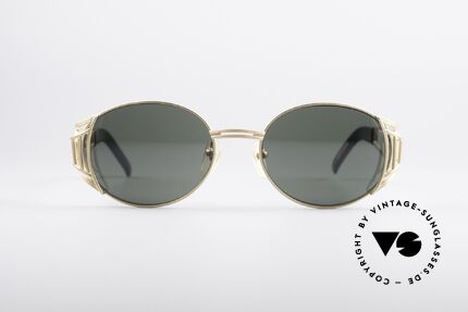 Jean Paul Gaultier 58-6102 Steampunk Designer Brille, matt-glänzende Designer-Sonnenbrille von 1997/98, Passend für Herren und Damen Jean Paul Gaultier 58-6102 Steampunk Designer Brille, matt-glänzende Designer-Sonnenbrille von 1997/98, Passend für Herren und Damen