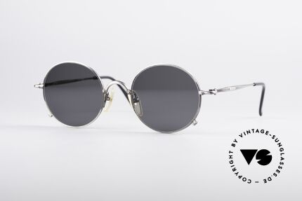 Jean Paul Gaultier 55-1176 Runde JPG Vintage Brille, zeitlose Designersonnenbrille von Jean Paul Gaultier, Passend für Herren und Damen