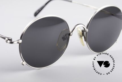 Jean Paul Gaultier 55-1176 Runde JPG Vintage Brille, KEINE Retromode, sondern ein altes Original von '94, Passend für Herren und Damen