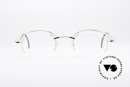 Cazal 773 Rund Ovale Vintage Brille, zauberhafter Rahmen mit origineller Glaseinfassung, Passend für Damen