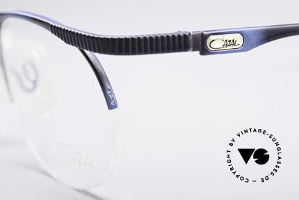Cazal 755 Echt Vintage No Retro Brille, grandiose Lackierung in 'schwarz-azur blau matt', Passend für Herren