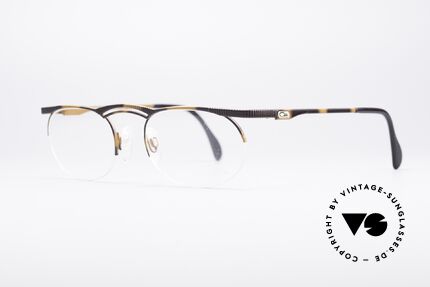 Cazal 755 Echt Vintage No Retro Brille, halb-rahmenlose Fassung in exzellenter Qualität, Passend für Herren