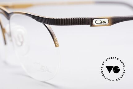 Cazal 755 Echt Vintage No Retro Brille, grandiose Rahmenlackierung in 'braun-ocker matt', Passend für Herren