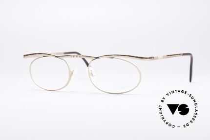 Cazal 771 90er Original KEINE Retrobrille, puristisch ovales vintage Brillengestell von Cazal, Passend für Herren und Damen