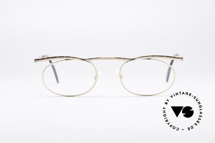 Cazal 771 90er Original KEINE Retrobrille, futuristischer Rahmen mit flexiblen Federgelenken, Passend für Herren und Damen