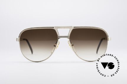 Christian Dior 2426 14kt Gold Fassung, massiver Metall-Rahmen mit aufwendigen Gravuren, Passend für Herren