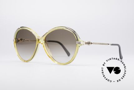 Christian Dior 2251 80er Damen Sonnenbrille, großartig geschwungener Rahmen; ein Hingucker, Passend für Damen