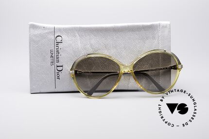 Christian Dior 2251 80er Damen Sonnenbrille, Fassung (M Gr. 56/13) ist auch optisch verglasbar, Passend für Damen