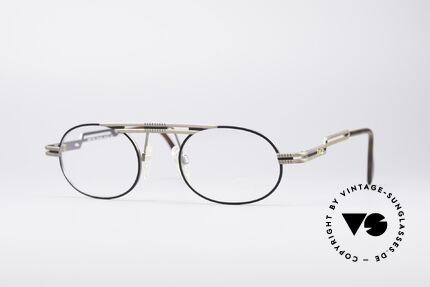 Cazal 762 Ovale Vintage Fassung, ovales vintage Brillengestell von Cazal von 1997, Passend für Herren