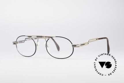 Cazal 762 Ovale Vintage Fassung, hochwertige Metallverarbeitung in Top-Qualität, Passend für Herren