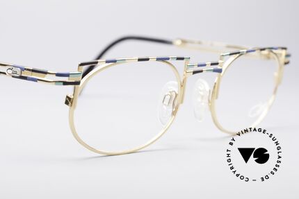 Cazal 759 No Retro 90er Vintage Brille, die Fassung kann natürlich beliebig verglast werden, Passend für Herren und Damen