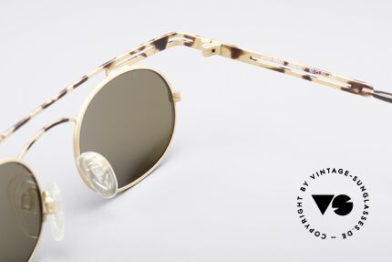 Cazal 761 Vintage 90er Sonnenbrille, gefleckte Fassung mit braunen Gläsern; 100% UV, Passend für Herren und Damen