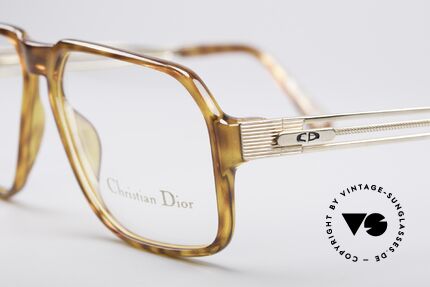 Christian Dior 2584 90er Herrenbrille Optyl, Kunststoffrahmen mit eleganten Metallbügeln, Passend für Herren