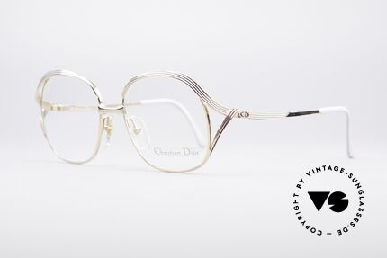 Christian Dior 2474 80er Vintage Brille, tolles Designerstück in großer Größe (137mm), Passend für Damen