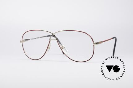 Cazal 728 80er Vintage Pilotenbrille, legendäre Piloten-Brillenform der 1980er Jahre, Passend für Herren und Damen