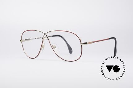 Cazal 728 80er Vintage Pilotenbrille, sehr leichter Rahmen mit hohem Tragekomfort, Passend für Herren und Damen