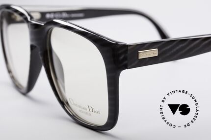 Christian Dior 2295 80er Designerbrille Monsieur, zudem sehr elegante Kolorierung in horn-schwarz, Passend für Herren