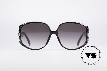 Christian Dior 2320 80er XL Damen Sonnenbrille, ausgefallener Rahmen mit riesigen Verlaufgläsern, Passend für Damen