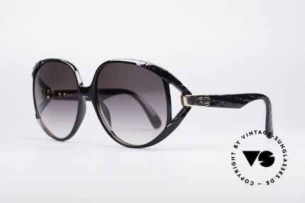 Christian Dior 2320 80er XL Damen Sonnenbrille, dennoch sehr leicht, da genialer Optyl-Kunststoff, Passend für Damen
