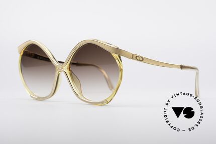 Christian Dior 2085 70er Sonnenbrille, tolles Dior-Damenmodell; ein echter Hingucker, Passend für Damen