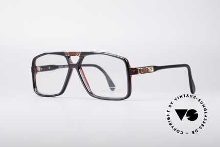 Cazal 637 1980er HipHop Brille, fester Bestandteil der amerik. HipHop-Szene, Passend für Herren